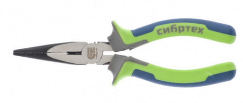 Длинногубцы прямые,160 мм, фосфатирование, трехкомпонентные рукоятки// Сибртех — купить в интернет-магазине amurinstrument.ru с доставкой по Хабаровску | Каталог с характеристиками и ценами длинногубцы прямые,160 мм, фосфатирование, трехкомпонентные рукоятки// сибртех, купить metabo, купить husqvarna, купить bosch, купить makita, купить hitachi, купить hikoki, купить oregon, купить stihl