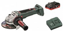 аккумуляторная угловая шлифмашина metabo wb18ltx bl 125 quick акушм 1х3,5 ачlihd+зу asc55, купить metabo, купить husqvarna, купить bosch, купить makita, купить hitachi, купить hikoki, купить oregon, купить stihl