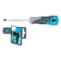 отвертка pz2 x 100 мм, s2, трехкомпонентная ручка// gross, купить metabo, купить husqvarna, купить bosch, купить makita, купить hitachi, купить hikoki, купить oregon, купить stihl