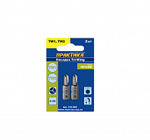 бита отверточная практика  "профи"  tri wing 1x25мм, 2x25мм  (2шт), блистер, купить metabo, купить husqvarna, купить bosch, купить makita, купить hitachi, купить hikoki, купить oregon, купить stihl