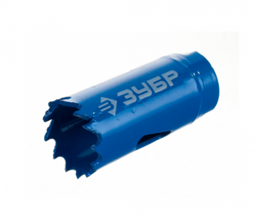 зубр 22мм, коронка биметаллическая, быстрорежущая сталь, купить metabo, купить husqvarna, купить bosch, купить makita, купить hitachi, купить hikoki, купить oregon, купить stihl