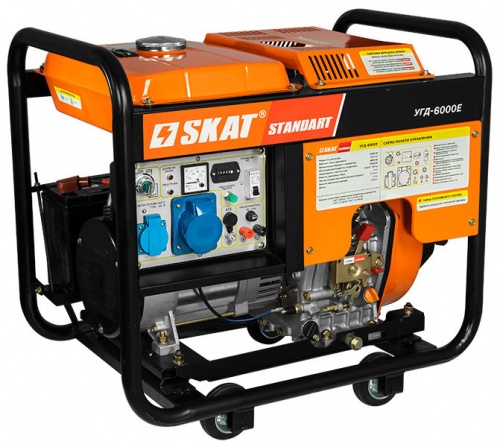 Генератор дизельный SKAT УГД-6000Е — купить в интернет-магазине amurinstrument.ru с доставкой по Хабаровску | Каталог с характеристиками и ценами генератор дизельный skat угд-6000е, купить metabo, купить husqvarna, купить bosch, купить makita, купить hitachi, купить hikoki, купить oregon, купить stihl