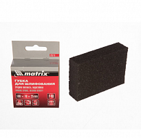 губка для шлифования, 100 х 70 х 25 мм, средняя плотн., p 40// matrix, купить metabo, купить husqvarna, купить bosch, купить makita, купить hitachi, купить hikoki, купить oregon, купить stihl