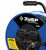 удлинитель на катушке кг 315, 20 м, 3700 вт, 4 гнезда, ip44, кг 3х1,5 кв мм, зубр профессионал, купить metabo, купить husqvarna, купить bosch, купить makita, купить hitachi, купить hikoki, купить oregon, купить stihl