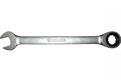 Ключ комбинированный трещоточный 27мм BERGER BG1108 — купить в интернет-магазине amurinstrument.ru с доставкой по Хабаровску | Каталог с характеристиками и ценами ключ комбинированный трещоточный 27мм berger bg1108, купить metabo, купить husqvarna, купить bosch, купить makita, купить hitachi, купить hikoki, купить oregon, купить stihl