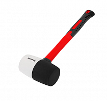 киянка резиновая, 910 г, черно-белая резина, фибергласовая рукоятка// matrix, купить metabo, купить husqvarna, купить bosch, купить makita, купить hitachi, купить hikoki, купить oregon, купить stihl