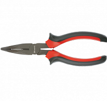 длинногубцы black nickel, 200 мм, изогнутые, двухкомпонентные рукоятки// matrix, купить metabo, купить husqvarna, купить bosch, купить makita, купить hitachi, купить hikoki, купить oregon, купить stihl