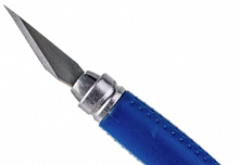 нож для художественных работ кобальт перовые лезвия 6 шт, металлический корпус, кейс, блистер, купить metabo, купить husqvarna, купить bosch, купить makita, купить hitachi, купить hikoki, купить oregon, купить stihl