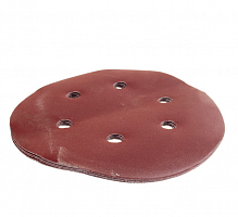 круги шлифовальные на липкой основе практика 6 отверстий,  150 мм p400  (5шт.) картонный подвес, купить metabo, купить husqvarna, купить bosch, купить makita, купить hitachi, купить hikoki, купить oregon, купить stihl