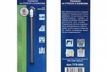 сверло по стеклу практика  ."профи"  v-тип  6 х 80 мм (1шт.) блистер, купить metabo, купить husqvarna, купить bosch, купить makita, купить hitachi, купить hikoki, купить oregon, купить stihl