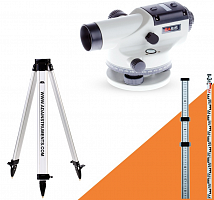 комплект нивелир оптич. ada basis с поверкой +рейка ada staff 3 +  штатив ada light s , купить metabo, купить husqvarna, купить bosch, купить makita, купить hitachi, купить hikoki, купить oregon, купить stihl