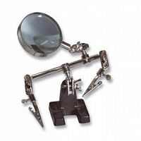 зажим для пайки matrix "третья рука" с лупой 91460, купить metabo, купить husqvarna, купить bosch, купить makita, купить hitachi, купить hikoki, купить oregon, купить stihl