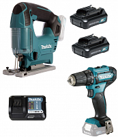 набор аккумуляторного инструмента 12в clx237 (jv101d+df333d+bl1016), купить metabo, купить husqvarna, купить bosch, купить makita, купить hitachi, купить hikoki, купить oregon, купить stihl