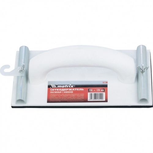 Сеткодержатель, 230 х 120 мм, пластиковый с зажимами// MATRIX — купить в интернет-магазине amurinstrument.ru с доставкой по Хабаровску | Каталог с характеристиками и ценами сеткодержатель, 230 х 120 мм, пластиковый с зажимами// matrix, купить metabo, купить husqvarna, купить bosch, купить makita, купить hitachi, купить hikoki, купить oregon, купить stihl