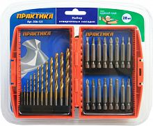 набор бит практика "сделай сам" 28шт биты, сверла по металлу tin 1.0-6.5мм, кейс/блистер, купить metabo, купить husqvarna, купить bosch, купить makita, купить hitachi, купить hikoki, купить oregon, купить stihl