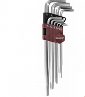 hkil10s набор ключей торцевых шестигранных hkil10s  удлиненных дюймовых, h1/16"-h3/8", 10 предметов, купить metabo, купить husqvarna, купить bosch, купить makita, купить hitachi, купить hikoki, купить oregon, купить stihl