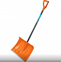 лопата для уборки снега пластиковая, 490х370х1350 мм, стальной черенок, усиленная// сибртех, купить metabo, купить husqvarna, купить bosch, купить makita, купить hitachi, купить hikoki, купить oregon, купить stihl