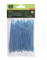 хомуты, 100 х 2,5 мм, пластиковые, синие, 100 шт.// сибртех, купить metabo, купить husqvarna, купить bosch, купить makita, купить hitachi, купить hikoki, купить oregon, купить stihl