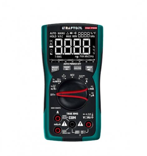 kraftool  km-700 цифровой мультиметр  (59852), купить metabo, купить husqvarna, купить bosch, купить makita, купить hitachi, купить hikoki, купить oregon, купить stihl