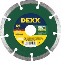 алмазный диск dexx multi universal 125 мм сегментный по бетону, кирпичу, камню, купить metabo, купить husqvarna, купить bosch, купить makita, купить hitachi, купить hikoki, купить oregon, купить stihl