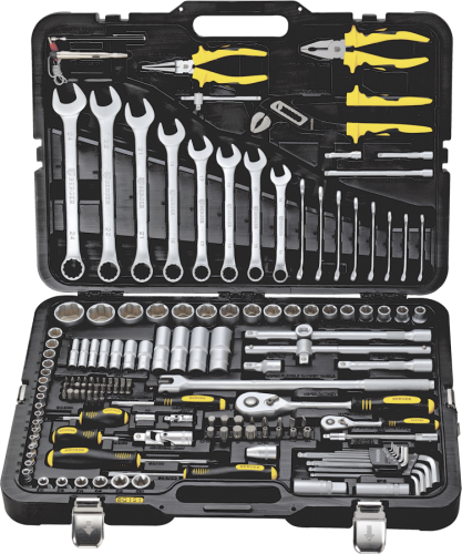 универсальный набор инструментов 151 предмет berger bg151-1214, купить metabo, купить husqvarna, купить bosch, купить makita, купить hitachi, купить hikoki, купить oregon, купить stihl