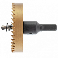 коронка по металлу hss, 65 мм, нитридтитановое покрытие //denzel, купить metabo, купить husqvarna, купить bosch, купить makita, купить hitachi, купить hikoki, купить oregon, купить stihl