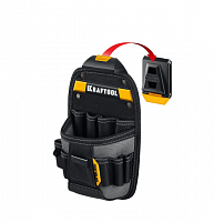 kraftool  kp-11 с быстросъёмным креплением fastclip, 11 карманов и петель, 170 х 360 мм, поясная сум, купить metabo, купить husqvarna, купить bosch, купить makita, купить hitachi, купить hikoki, купить oregon, купить stihl