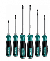 kraftool  impact 6 шт набор ударных отверток (25025), купить metabo, купить husqvarna, купить bosch, купить makita, купить hitachi, купить hikoki, купить oregon, купить stihl