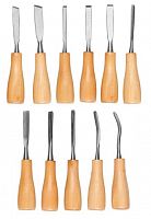 набор dexx: стамески фигурные "мини" с деревянной ручкой, 11шт, купить metabo, купить husqvarna, купить bosch, купить makita, купить hitachi, купить hikoki, купить oregon, купить stihl