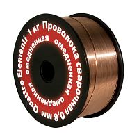 проволока сварочная quattro elementi  омедненная,  0,8 мм, масса 1 кг, купить metabo, купить husqvarna, купить bosch, купить makita, купить hitachi, купить hikoki, купить oregon, купить stihl