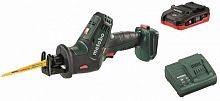 пила сабельная аккумуляторная metabo ssе18ltx compact + аккумулятор 1х3,5 ач + зу, купить metabo, купить husqvarna, купить bosch, купить makita, купить hitachi, купить hikoki, купить oregon, купить stihl