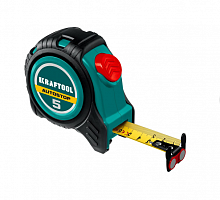 kraftool  autostop 5м х 19мм, профессиональная рулетка с автостопом (3412-5-19), купить metabo, купить husqvarna, купить bosch, купить makita, купить hitachi, купить hikoki, купить oregon, купить stihl