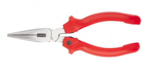 длинногубцы, standard, 180 мм, прямые шлифованные, пластмассовые рукоятки// matrix, купить metabo, купить husqvarna, купить bosch, купить makita, купить hitachi, купить hikoki, купить oregon, купить stihl