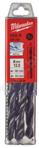 сверло по металлу hss-r 12,0мм (5шт), купить metabo, купить husqvarna, купить bosch, купить makita, купить hitachi, купить hikoki, купить oregon, купить stihl