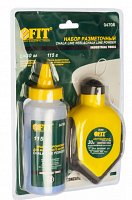 шнур малярный отб., пластик.abs корпус  30 м + краска разметочная  115 гр. (fit it), купить metabo, купить husqvarna, купить bosch, купить makita, купить hitachi, купить hikoki, купить oregon, купить stihl