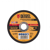 круг отрезной по металлу, 125 х 1,0 х 22,2 мм, wa60tbf// denzel, купить metabo, купить husqvarna, купить bosch, купить makita, купить hitachi, купить hikoki, купить oregon, купить stihl