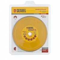 алмазный диск denzel  230 х 22,2 мм сплошной мокрая резка, купить metabo, купить husqvarna, купить bosch, купить makita, купить hitachi, купить hikoki, купить oregon, купить stihl