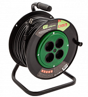 удлинитель силовой на кабельной катушке, 4 роз б/з, пвс, 50м, 3500 вт(16а), тип ух10// сибртех, купить metabo, купить husqvarna, купить bosch, купить makita, купить hitachi, купить hikoki, купить oregon, купить stihl