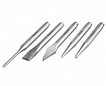 kraftool  grand-5, 5 предметов, набор зубил и кернеров (21075-h5), купить metabo, купить husqvarna, купить bosch, купить makita, купить hitachi, купить hikoki, купить oregon, купить stihl