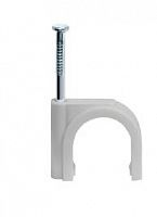 скоба крепежная кругл.  r-9 в компл. с гвоздем, купить metabo, купить husqvarna, купить bosch, купить makita, купить hitachi, купить hikoki, купить oregon, купить stihl