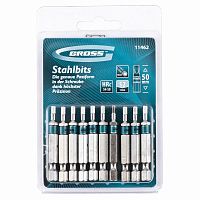 набор бит  hex 3х50, сталь s2, 10 шт //gross, купить metabo, купить husqvarna, купить bosch, купить makita, купить hitachi, купить hikoki, купить oregon, купить stihl