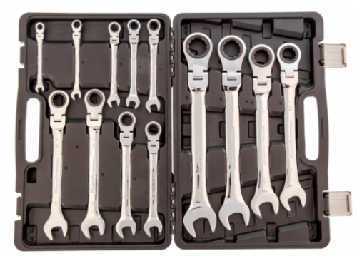 Набор ключей комбинированных, трещоточных шарнирных 13шт.// Matrix — купить в интернет-магазине amurinstrument.ru с доставкой по Хабаровску | Каталог с характеристиками и ценами набор ключей комбинированных, трещоточных шарнирных 13шт.// matrix, купить metabo, купить husqvarna, купить bosch, купить makita, купить hitachi, купить hikoki, купить oregon, купить stihl