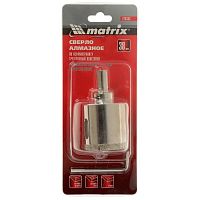 сверло алмазное по керамограниту, 38 х 67 мм, 3-гранный хвостовик// matrix, купить metabo, купить husqvarna, купить bosch, купить makita, купить hitachi, купить hikoki, купить oregon, купить stihl