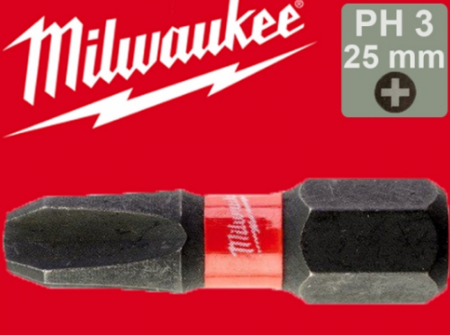 насадка milwaukee shockwave ph3 25мм (2шт), купить metabo, купить husqvarna, купить bosch, купить makita, купить hitachi, купить hikoki, купить oregon, купить stihl