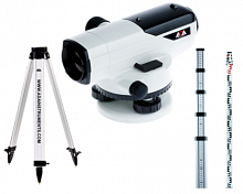 нивелир оптический ada prof-x32 с поверкой + рейка нивелирная телескопическая ada staff 5 + штатив, купить metabo, купить husqvarna, купить bosch, купить makita, купить hitachi, купить hikoki, купить oregon, купить stihl