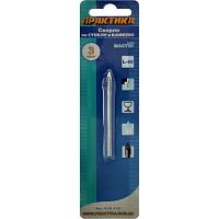 сверло по стеклу практика  ."мастер"  3 х 60 мм (1шт.) блистер, купить metabo, купить husqvarna, купить bosch, купить makita, купить hitachi, купить hikoki, купить oregon, купить stihl