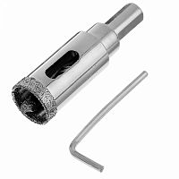 сверло алмазное по керамограниту, 20 х 67 мм, 3-гранный хвостовик// matrix, купить metabo, купить husqvarna, купить bosch, купить makita, купить hitachi, купить hikoki, купить oregon, купить stihl