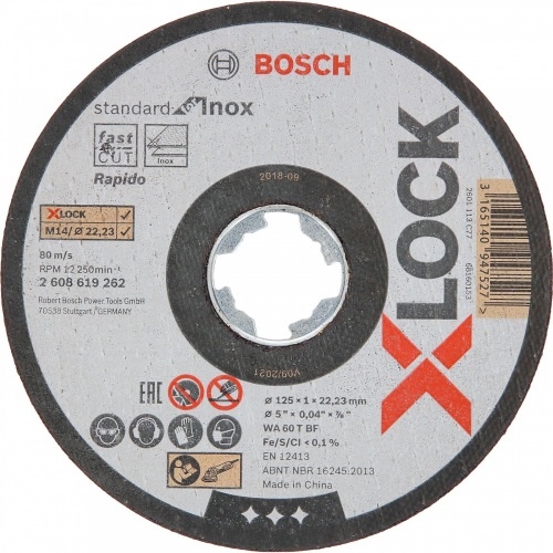 x-lock отрезной круг 125x1 stand.f.inox, купить metabo, купить husqvarna, купить bosch, купить makita, купить hitachi, купить hikoki, купить oregon, купить stihl